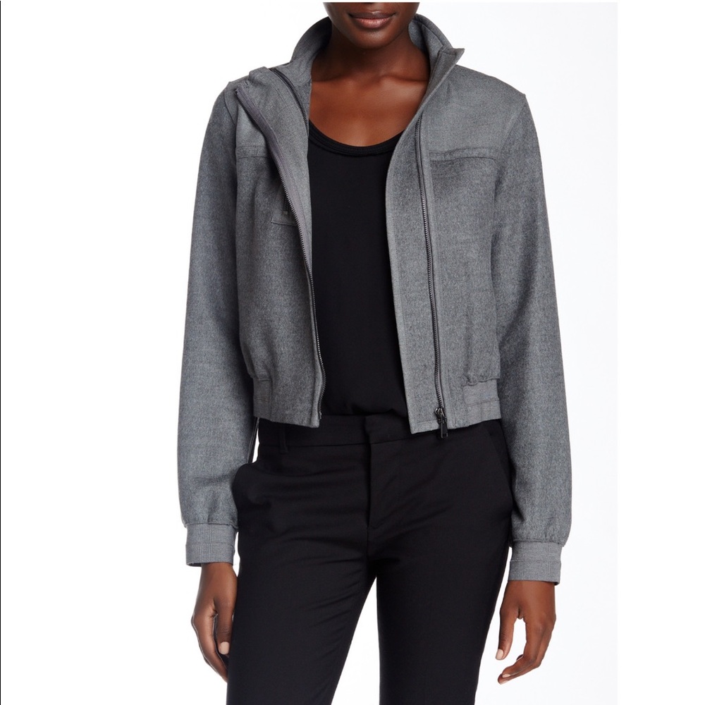 Elie Tahari Castella Zip Up Jacket - XS